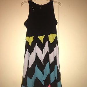 Vibrant neon color dress
